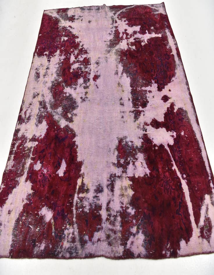 Detail image of  6' 9 x 6' 10  Hand Knotted Ultra Vintage Persian Wool Square Rug