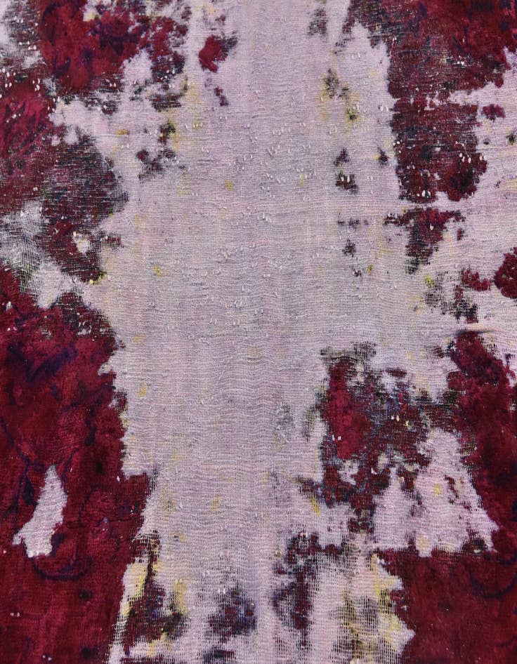 Detail image of  6' 9 x 6' 10  Hand Knotted Ultra Vintage Persian Wool Square Rug