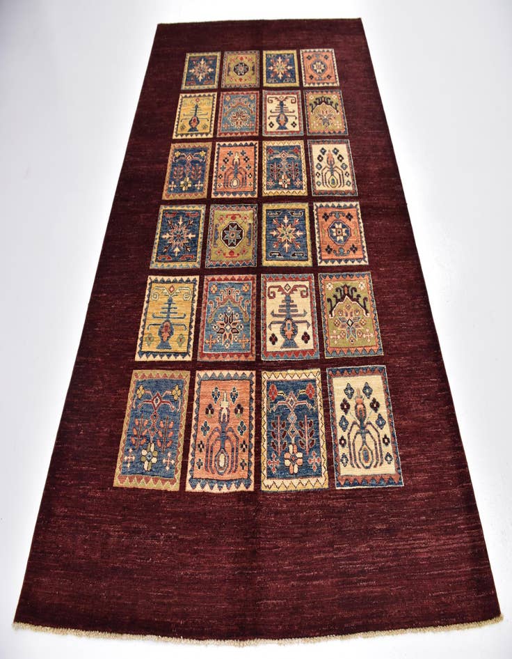 Detail image of  5' 7 x 8'  Hand Knotted Ariana Ziegler Rug