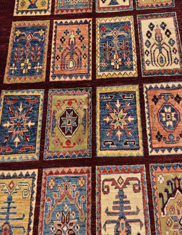 Detail image of  5' 7 x 8'  Hand Knotted Ariana Ziegler Rug