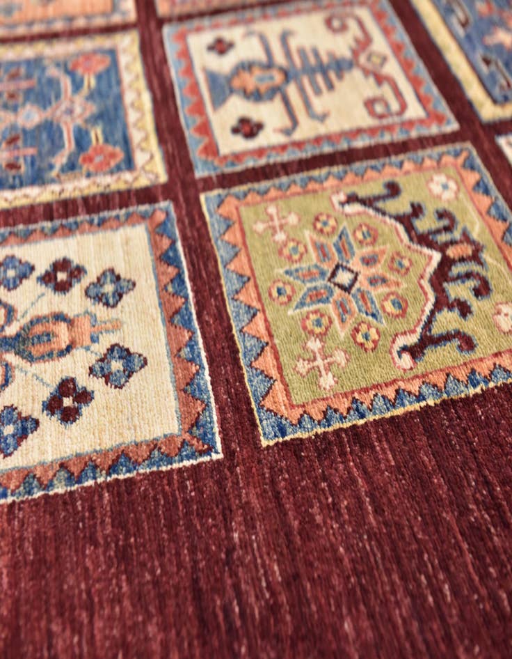 Detail image of  5' 7 x 8'  Hand Knotted Ariana Ziegler Rug