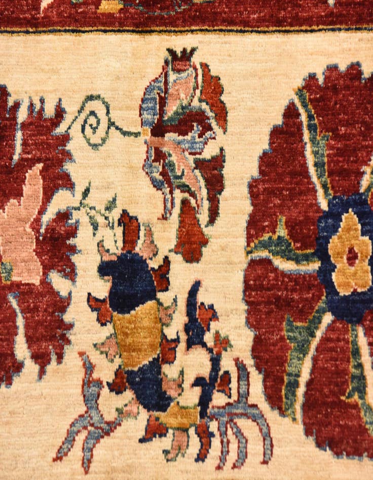 Detail image of  6' 9 x 9' 6  Hand Knotted Ariana Ziegler Rug