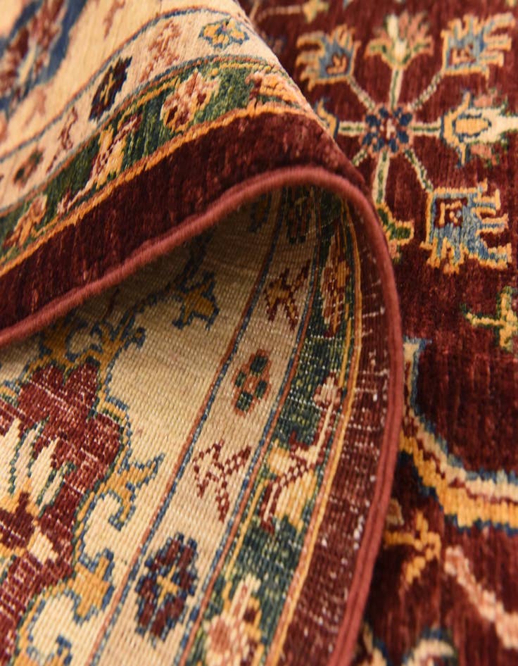 Detail image of  8' x 10'  Hand Knotted Ariana Ziegler Rug