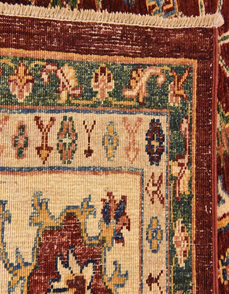 Detail image of  8' x 10'  Hand Knotted Ariana Ziegler Rug