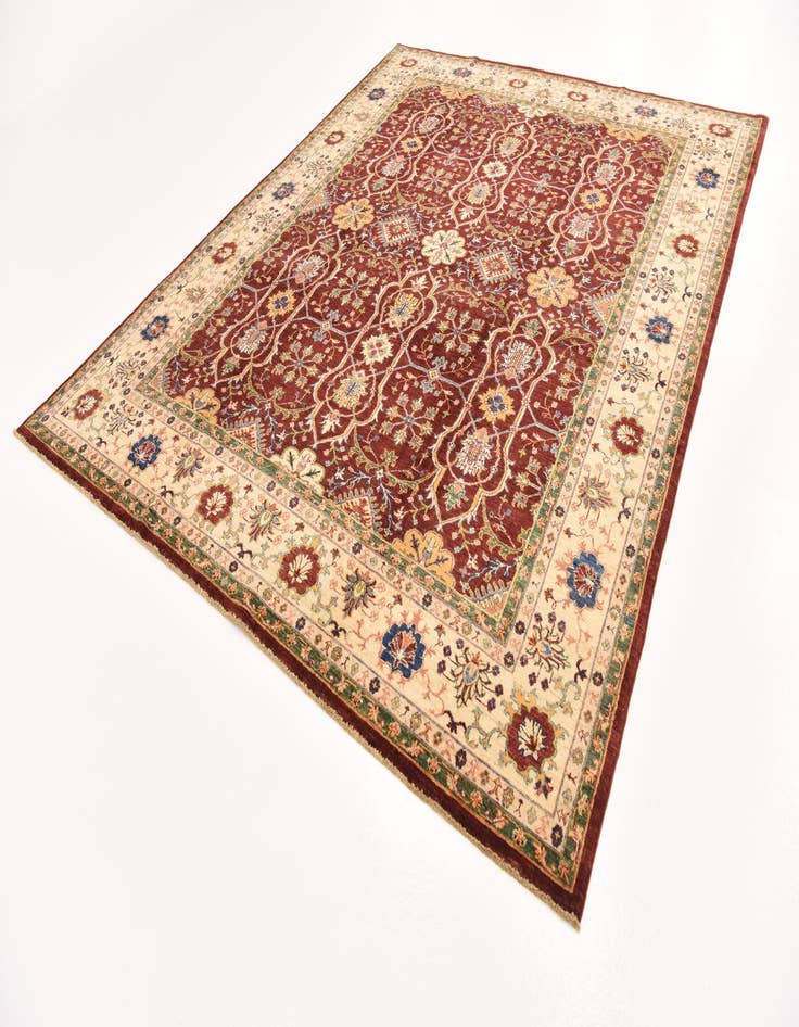 Detail image of  8' x 10'  Hand Knotted Ariana Ziegler Rug