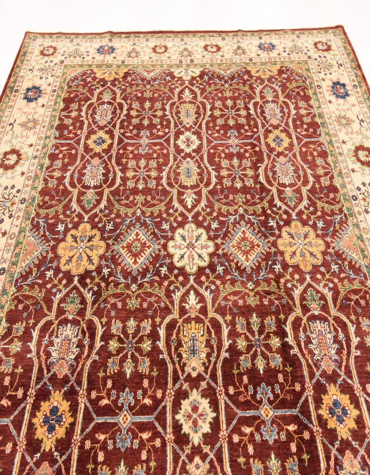 Detail image of  8' x 10'  Hand Knotted Ariana Ziegler Rug