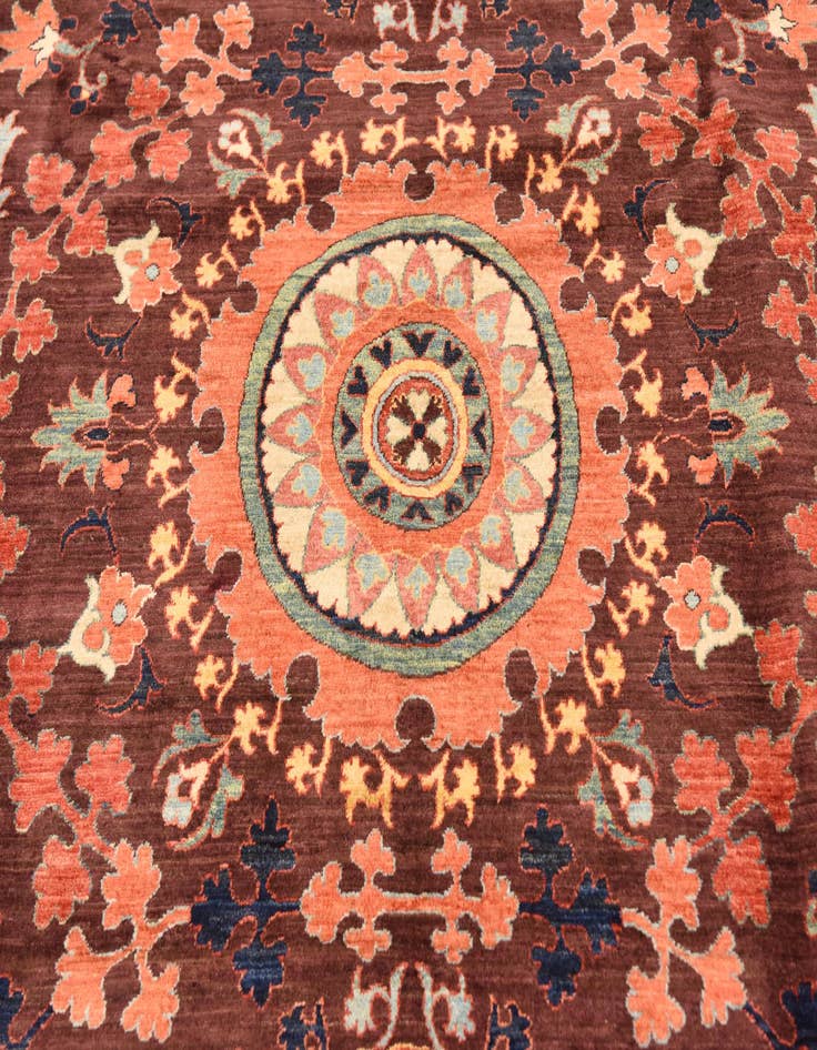 Detail image of  8' 2 x 10' 3  Hand Knotted Ariana Ziegler Rug