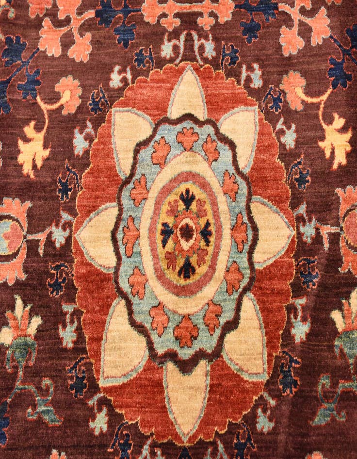 Detail image of  8' 2 x 10' 3  Hand Knotted Ariana Ziegler Rug