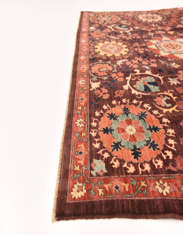 Detail image of  8' 2 x 10' 3  Hand Knotted Ariana Ziegler Rug