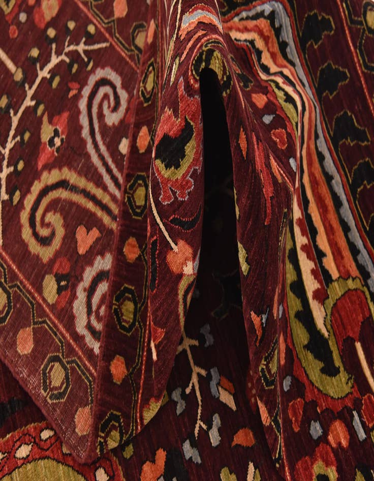 Detail image of  9' 1 x 12' 2  Hand Knotted Ariana Ziegler Oriental Rug