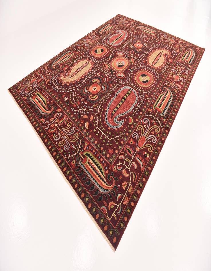 Detail image of  9' 1 x 12' 2  Hand Knotted Ariana Ziegler Oriental Rug