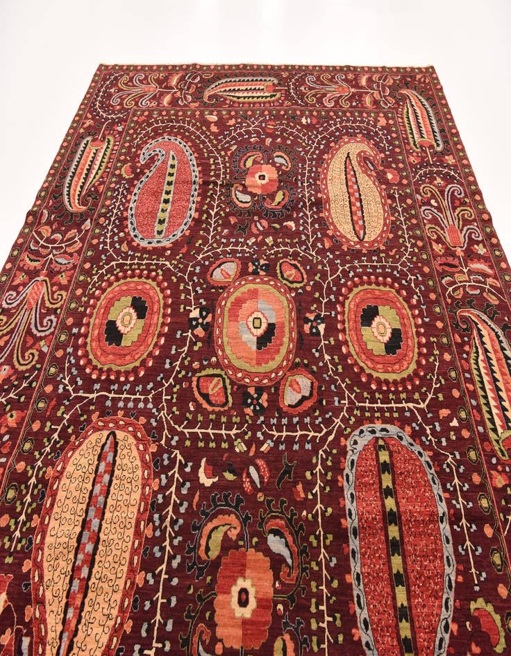 Detail image of  9' 1 x 12' 2  Hand Knotted Ariana Ziegler Oriental Rug