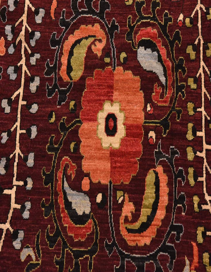 Detail image of  9' 1 x 12' 2  Hand Knotted Ariana Ziegler Oriental Rug