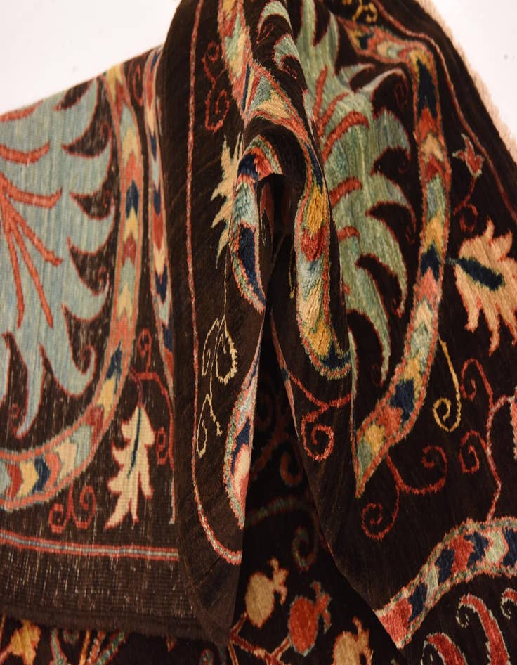 Detail image of  6' 2 x 8' 1  Hand Knotted Ariana Ziegler Oriental Rug