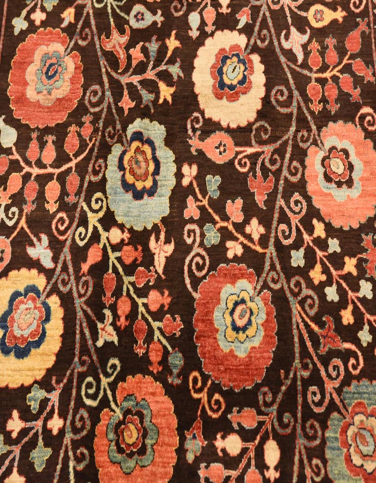 Detail image of  6' 2 x 8' 1  Hand Knotted Ariana Ziegler Oriental Rug