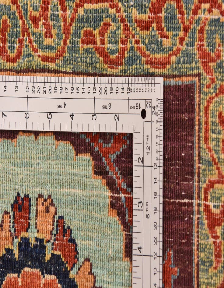 Detail image of  6' 3 x 8' 2  Hand Knotted Ariana Ziegler Oriental Rug