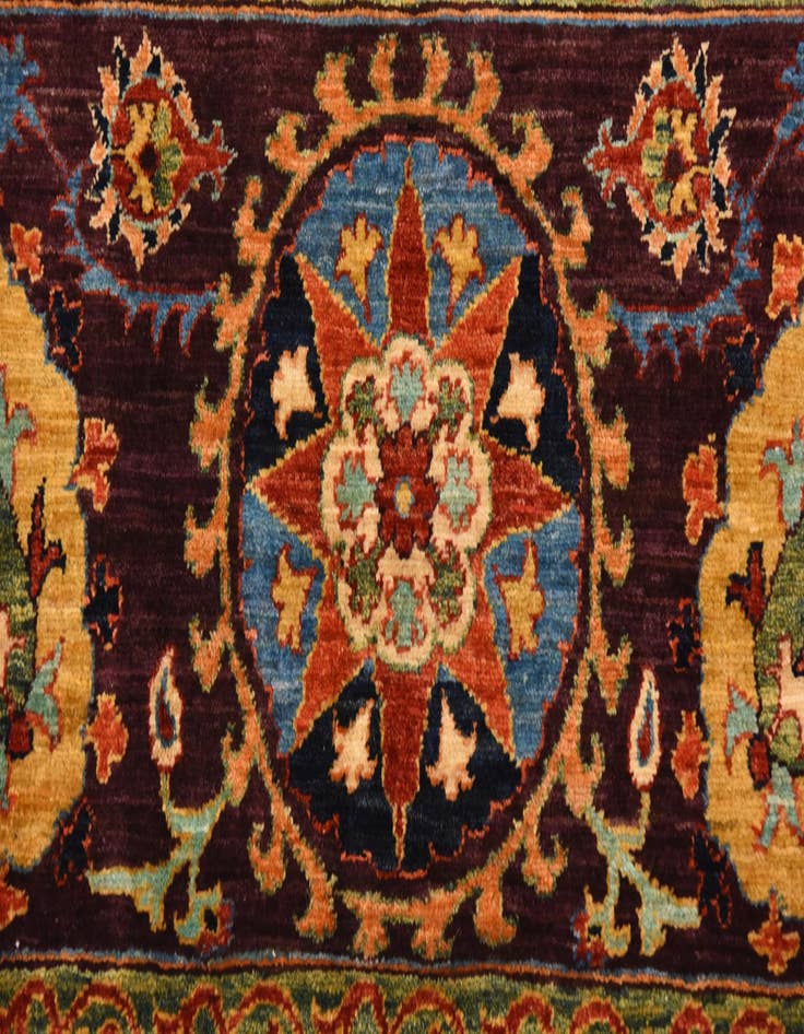 Detail image of  6' 3 x 8' 2  Hand Knotted Ariana Ziegler Oriental Rug
