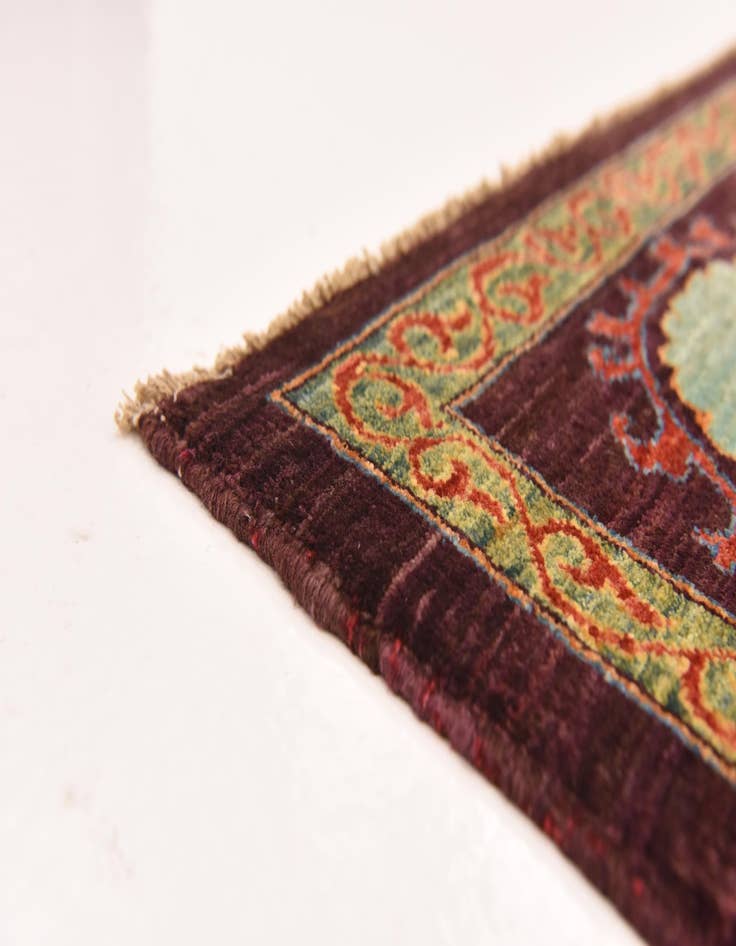 Detail image of  6' 3 x 8' 2  Hand Knotted Ariana Ziegler Oriental Rug