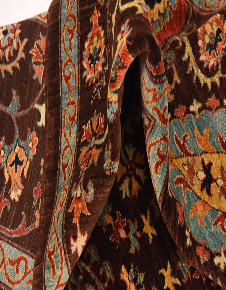 Detail image of  6' 2 x 8' 2  Hand Knotted Ariana Ziegler Oriental Rug