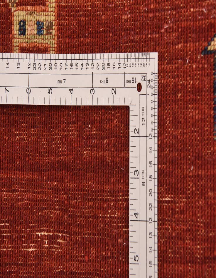 Detail image of  7' x 9' 6  Hand Knotted Ariana Ziegler Rug