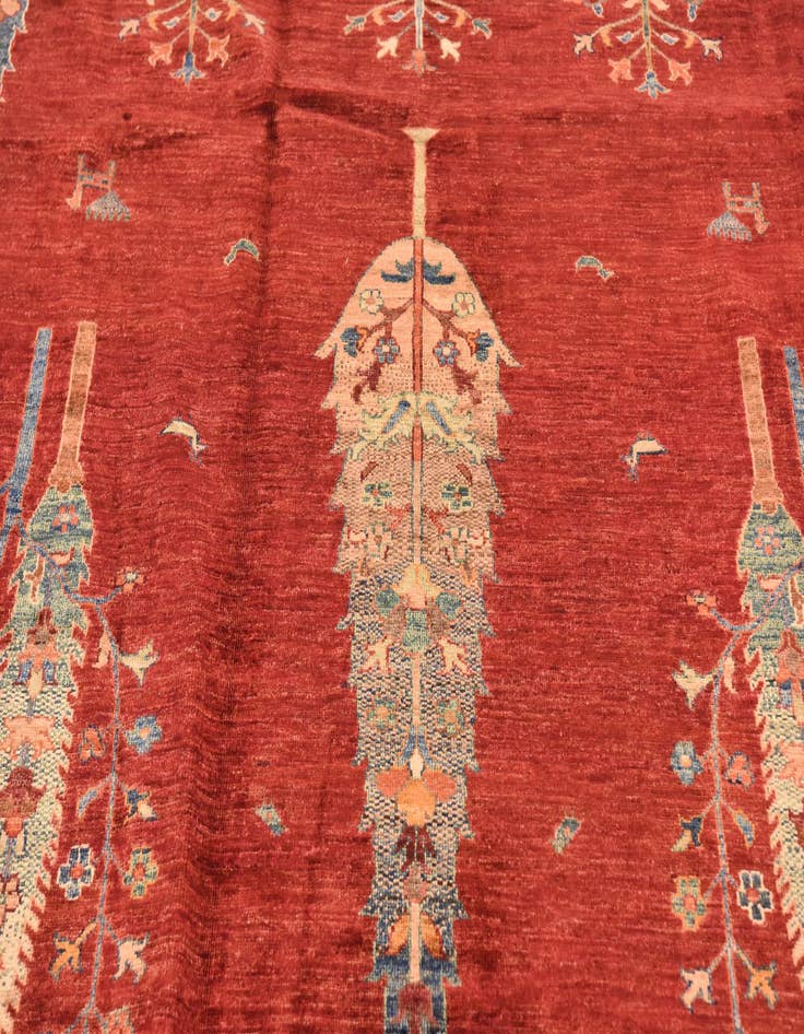 Detail image of  7' x 9' 6  Hand Knotted Ariana Ziegler Rug