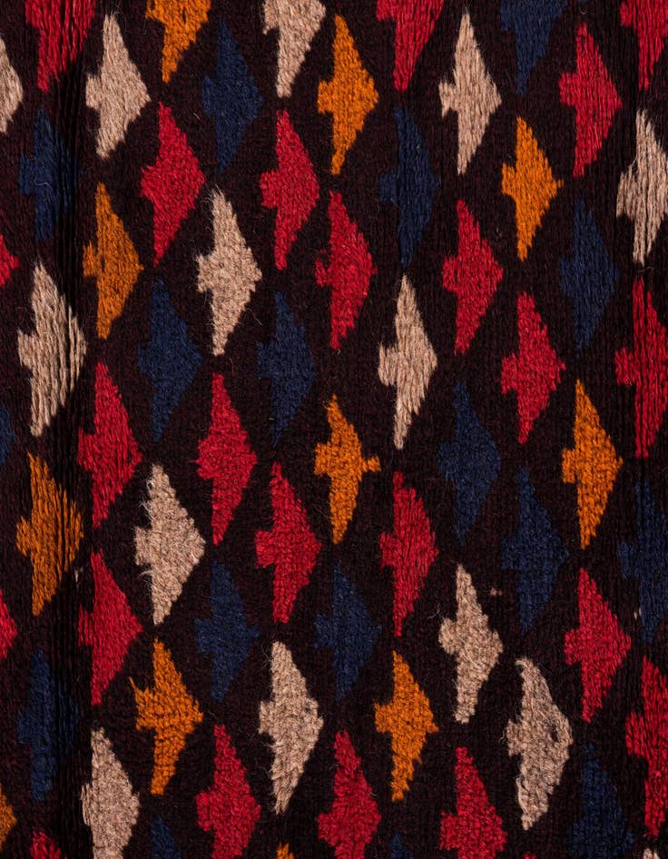 Detail image of  2' 9 x 4' 7  Hand Knotted Balouch Persian Wool Rug