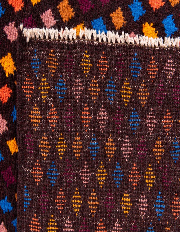 Detail image of  3' 10 x 6' 2  Hand Knotted Balouch Wool Rug
