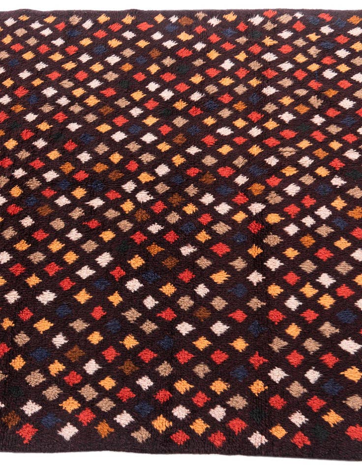 Detail image of  3' 9 x 6' 1  Hand Knotted Balouch Wool Rug