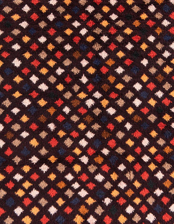 Detail image of  3' 9 x 6' 1  Hand Knotted Balouch Wool Rug