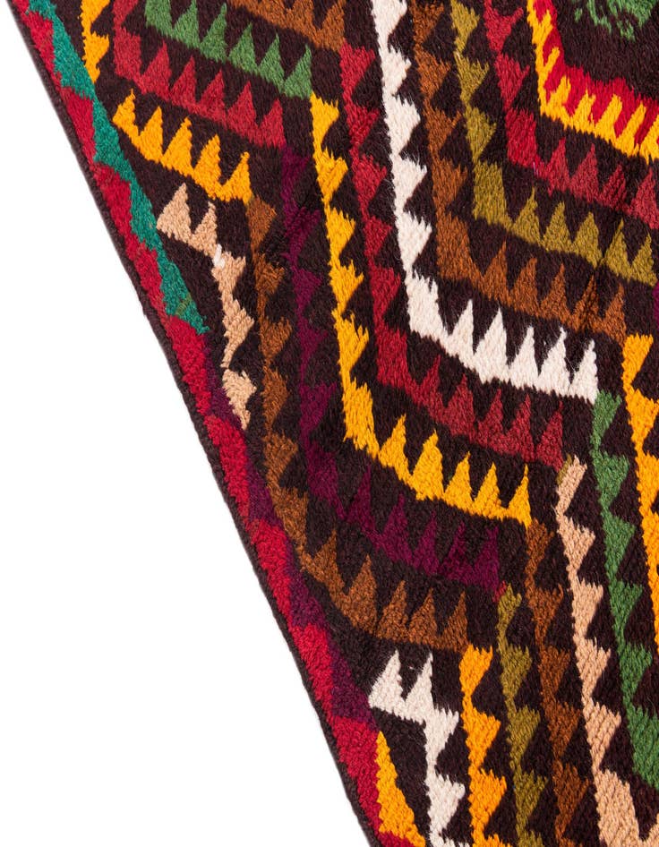 Detail image of  3' 9 x 5' 10  Hand Knotted Balouch Wool Rug