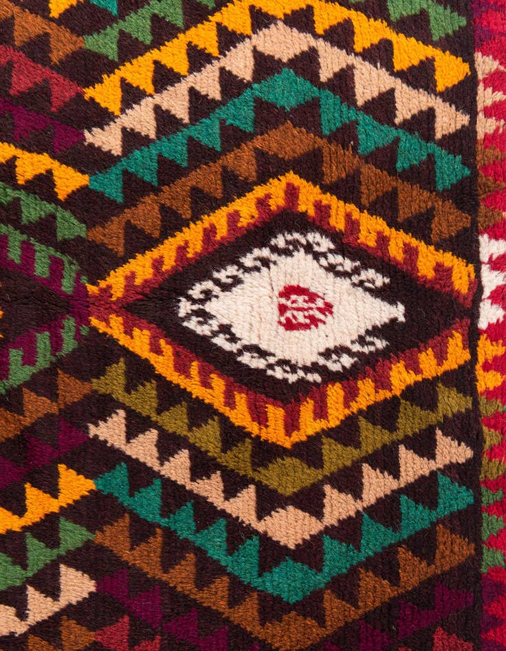Detail image of  3' 9 x 5' 10  Hand Knotted Balouch Wool Rug