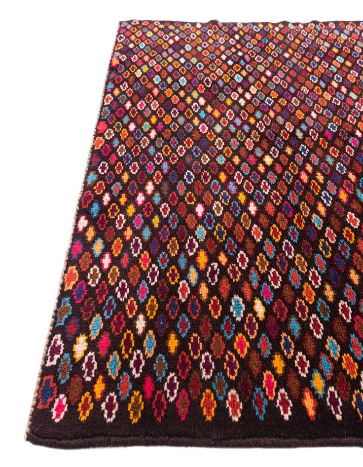 Detail image of  3' 9 x 6'  Hand Knotted Balouch Wool Rug