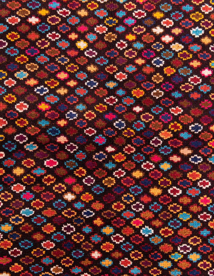 Detail image of  3' 9 x 6'  Hand Knotted Balouch Wool Rug