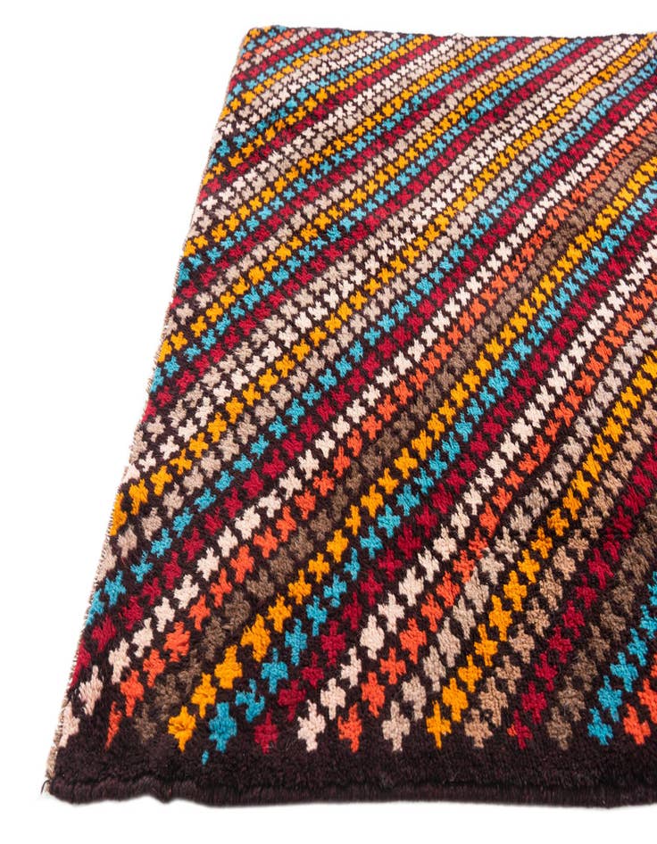 Detail image of  3' x 6'  Hand Knotted Balouch Wool Rug