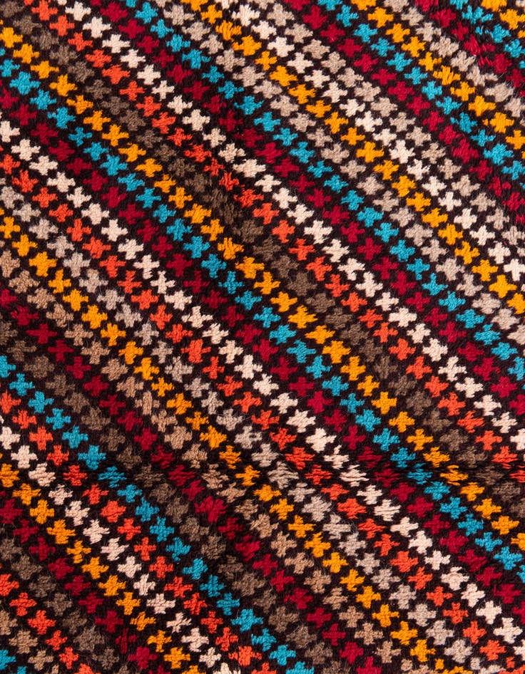 Detail image of  3' x 6'  Hand Knotted Balouch Wool Rug