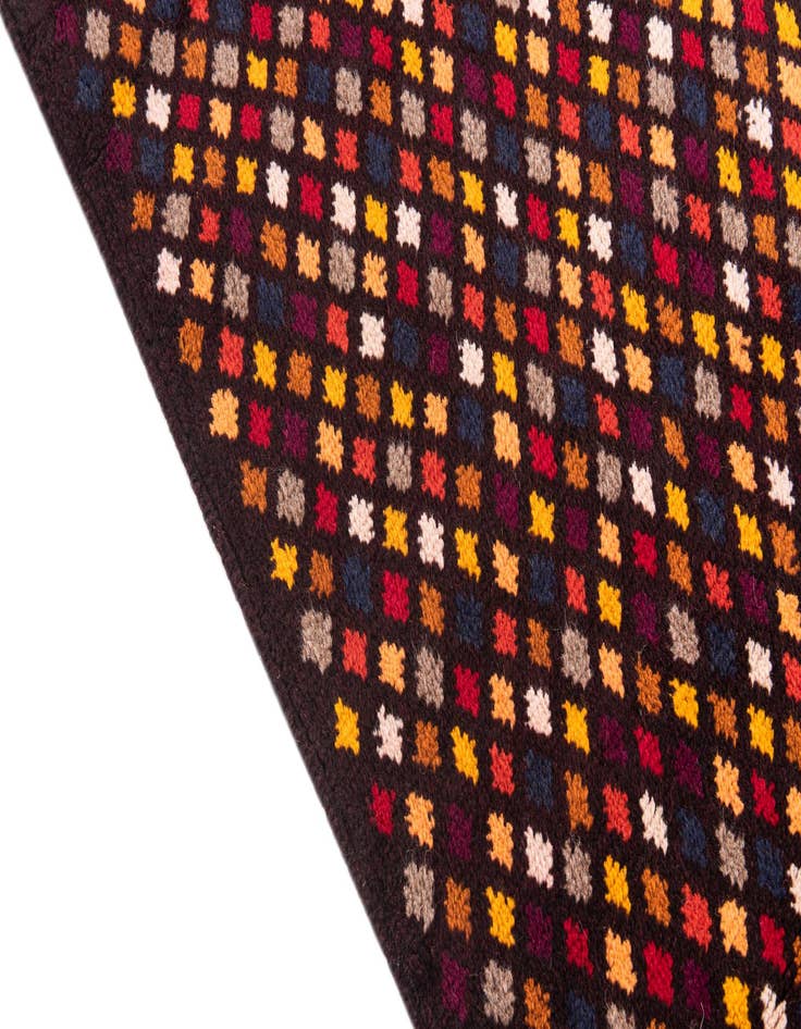 Detail image of  2' 10 x 4' 4  Hand Knotted Balouch Wool Rug