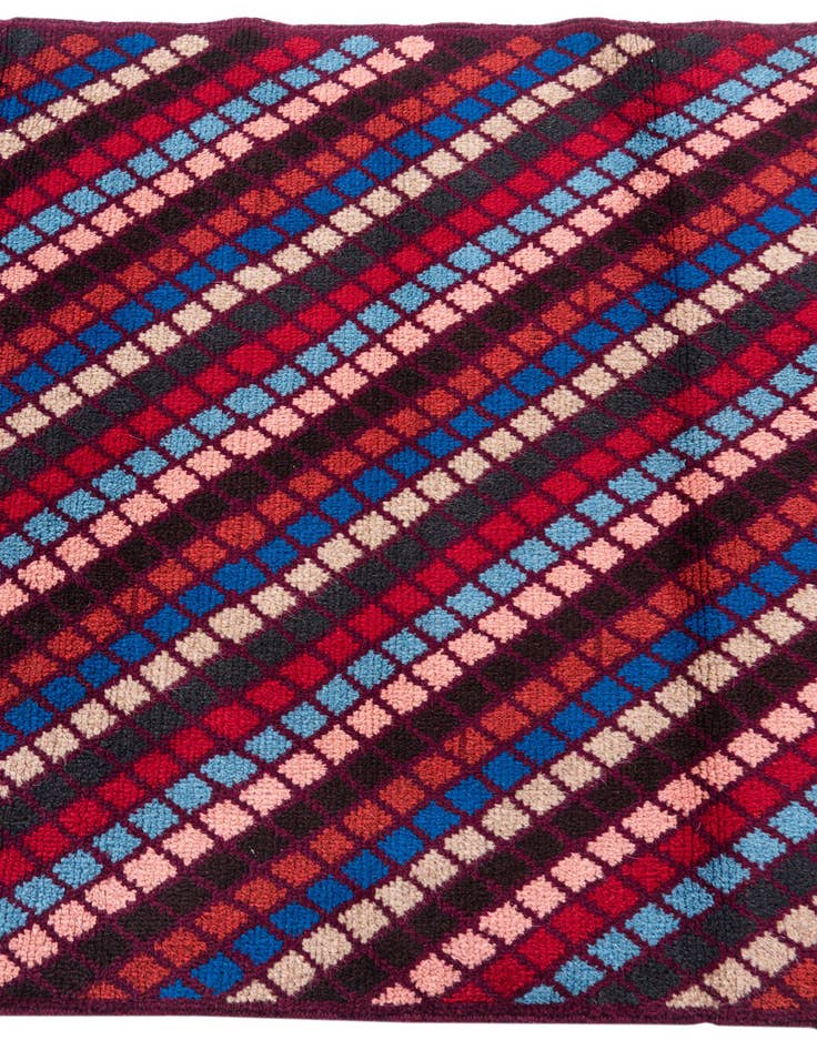 Detail image of  3' x 4' 7  Hand Knotted Balouch Wool Rug