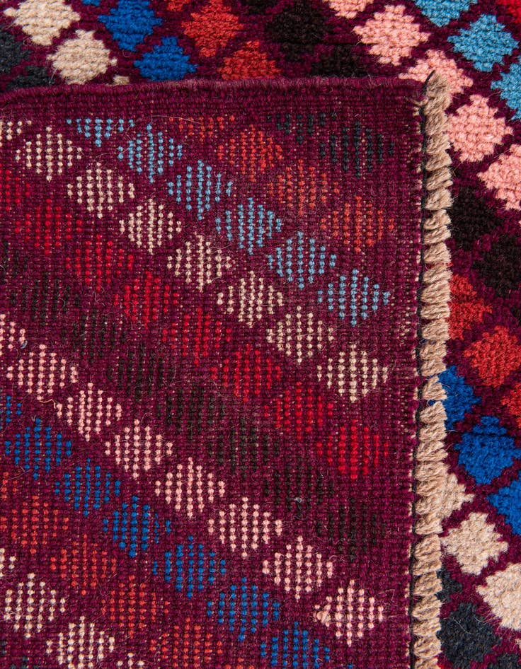 Detail image of  3' x 4' 7  Hand Knotted Balouch Wool Rug