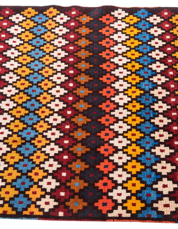 Detail image of  3' 1 x 4' 6  Hand Knotted Balouch Wool Rug