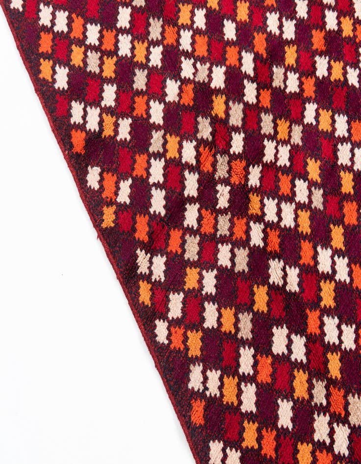 Detail image of  4' 10 x 6' 8  Hand Knotted Balouch Wool Rug