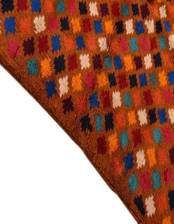 Detail image of  3' 9 x 6'  Hand Knotted Balouch Wool Rug