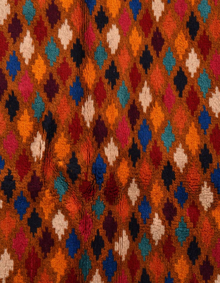 Detail image of  3' 9 x 6'  Hand Knotted Balouch Wool Rug