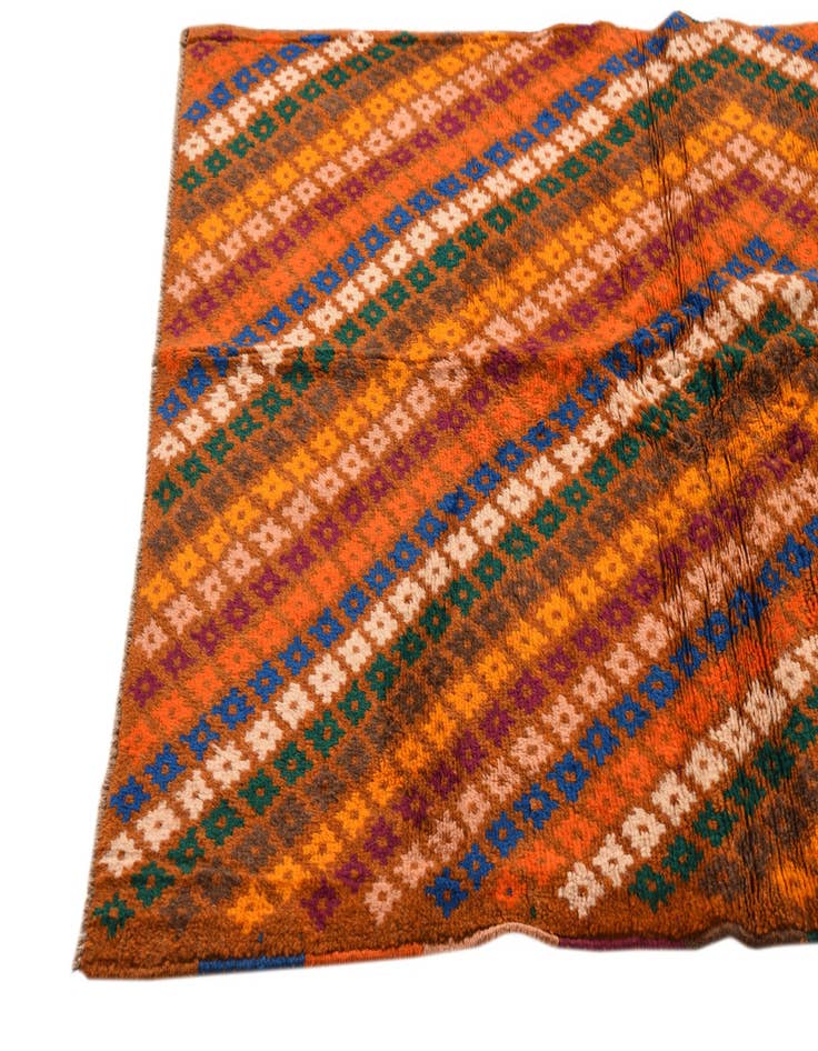 Detail image of  3' 9 x 6'  Hand Knotted Balouch Wool Rug