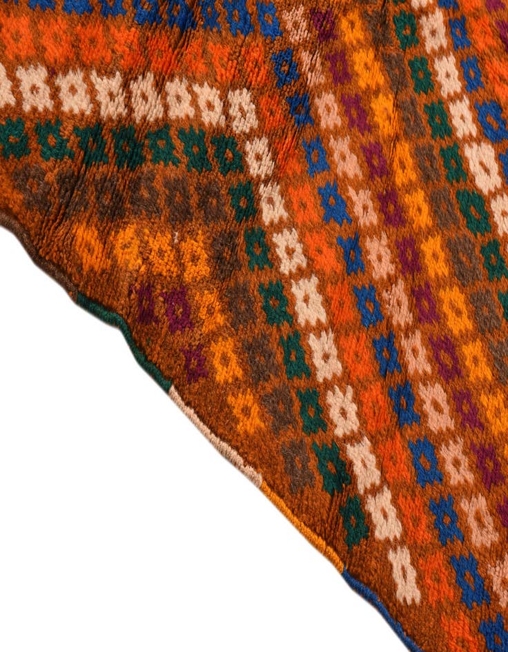 Detail image of  3' 9 x 6'  Hand Knotted Balouch Wool Rug