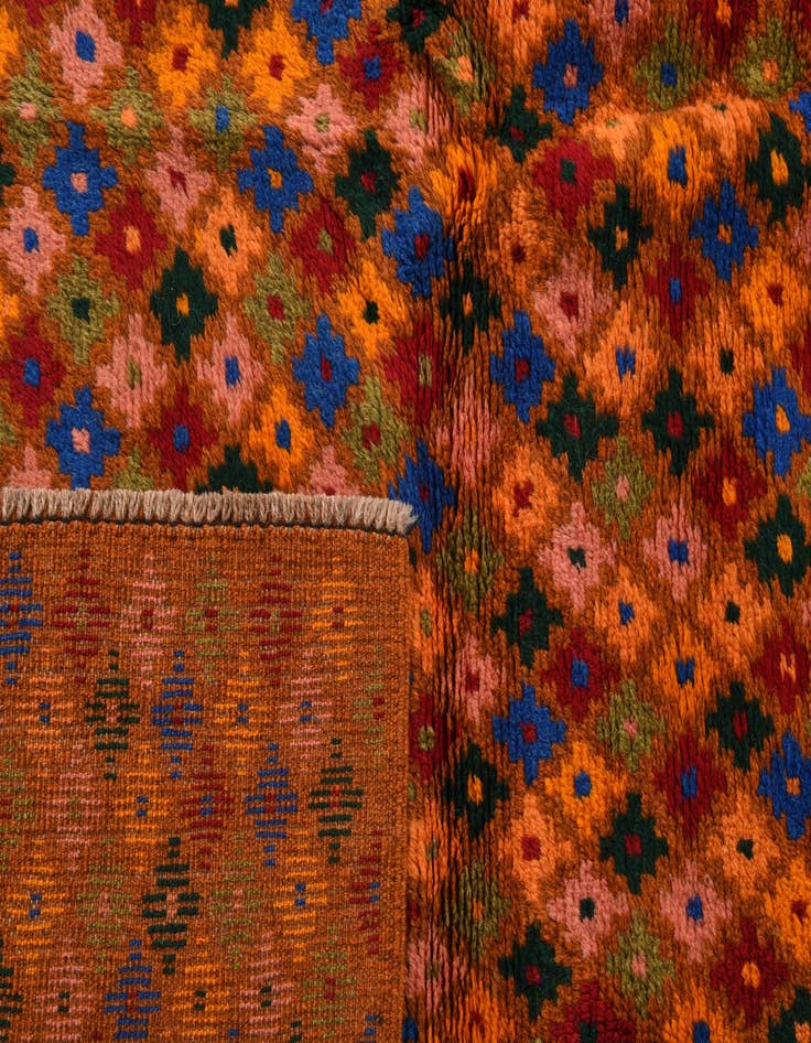 Detail image of  3' 9 x 5' 8  Hand Knotted Balouch Wool Rug