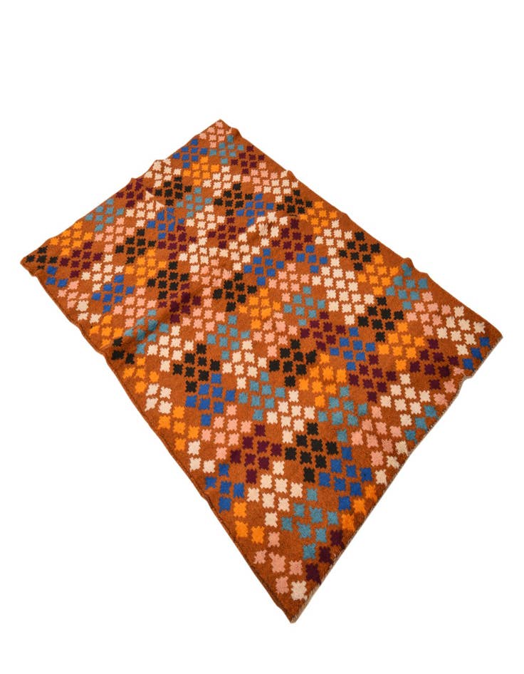 Detail image of  3' 9 x 5' 9  Hand Knotted Balouch Wool Rug