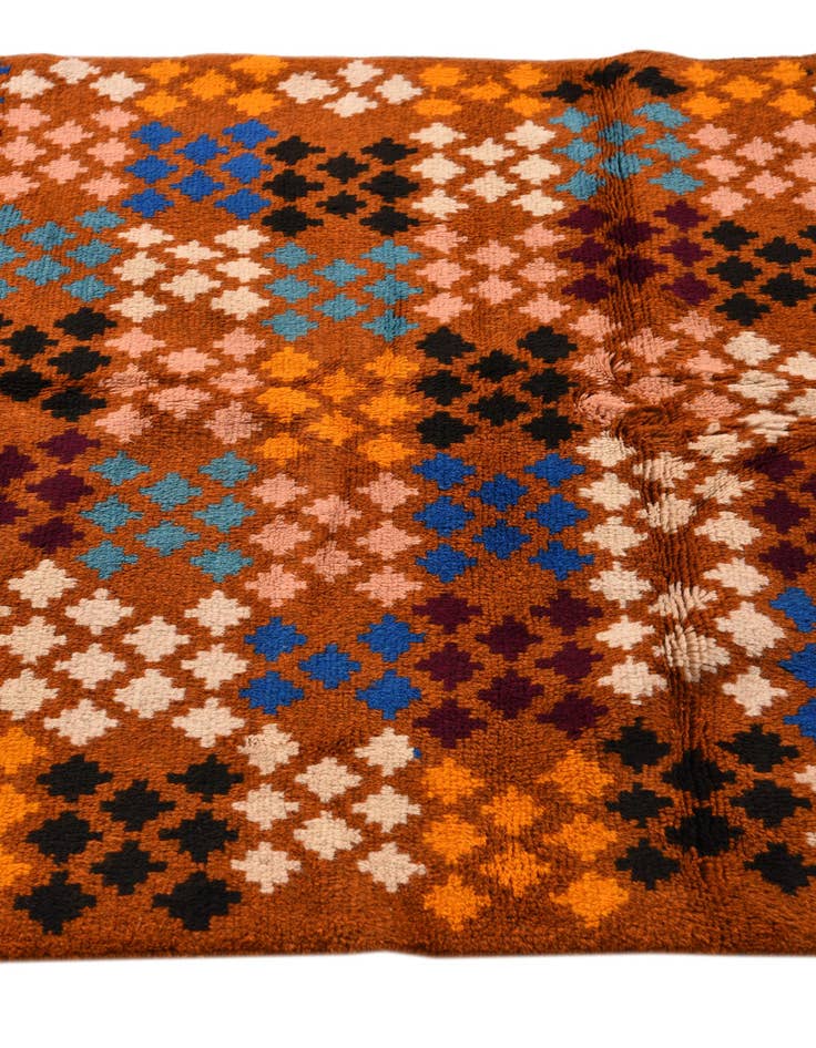 Detail image of  3' 9 x 5' 9  Hand Knotted Balouch Wool Rug