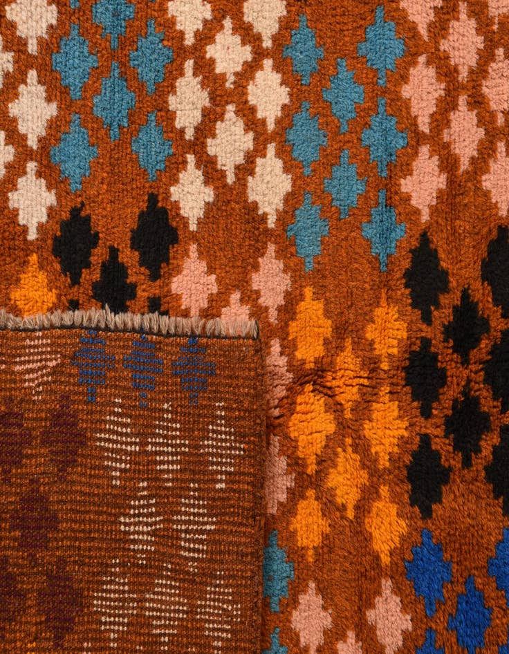 Detail image of  3' 9 x 5' 9  Hand Knotted Balouch Wool Rug