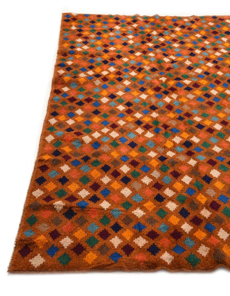 Detail image of  6' 9 x 10'  Hand Knotted Balouch Wool Rug