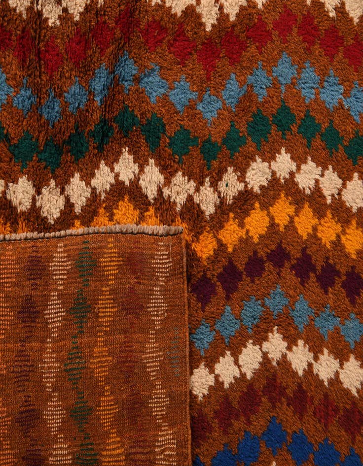 Detail image of 6' 10 x 8' 10 Hand Knotted Balouch Wool Rug